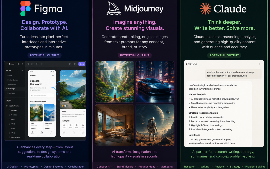 The Real AI Disruption Hasn’t Started Yet Why Claude, MidJourney, and Figma Are Giving Us a Glimpse of the Future Enterprise
